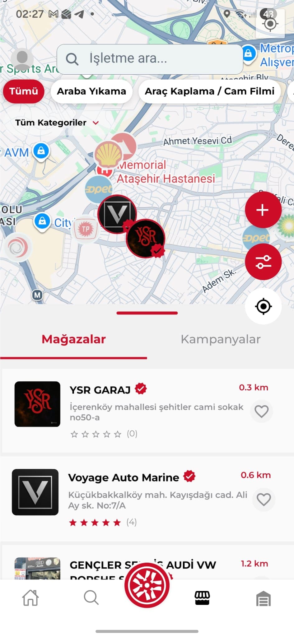 MyGarage · Shops